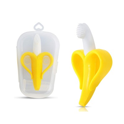 Wholesale 100% Food Grade Silicone  teething brush silicone baby teether